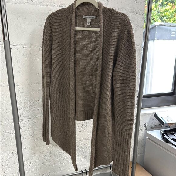 Women's Brown Open-Front Sweater AUTUMN CASHMERE - Picture 1 of 3